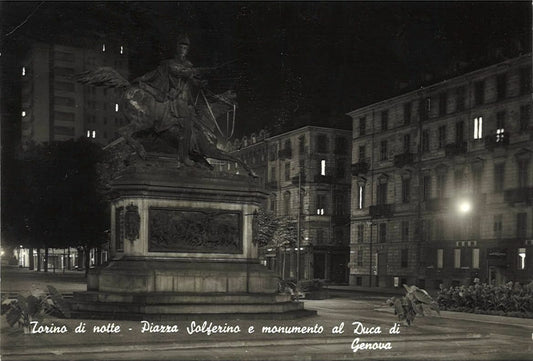 TORINO - PIAZZA SOLFERINO - NOTTRUNO - V1960