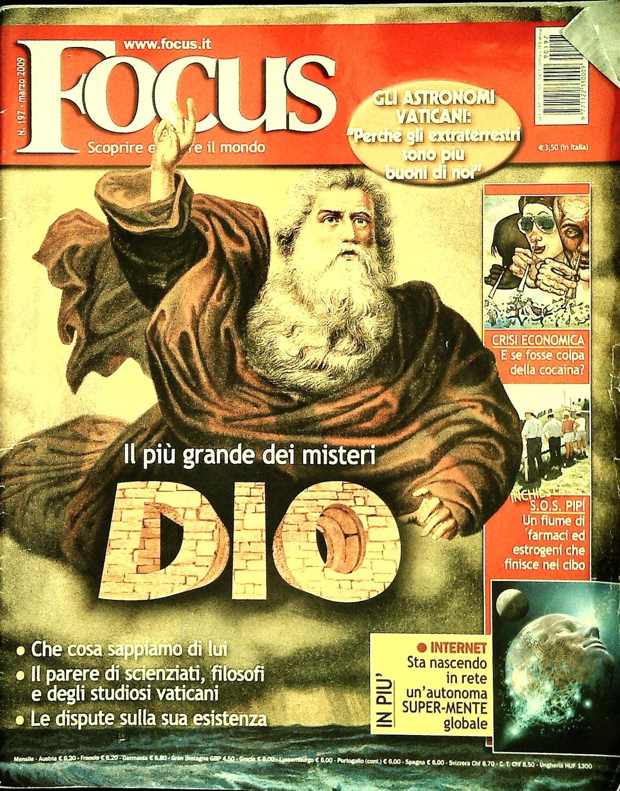 FOCUS N. 197 - DIO IL PIU' GRANDEDEI MISTERI