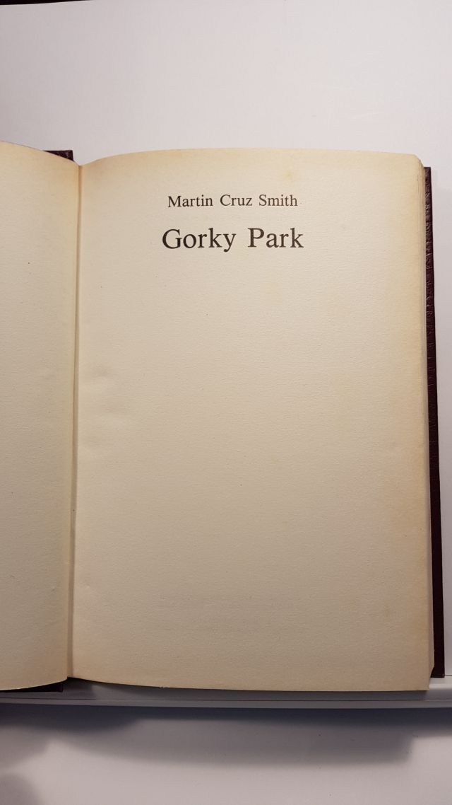 GORKY PARK - MARTIN CRUZ SMITH - ED. CDE 1982