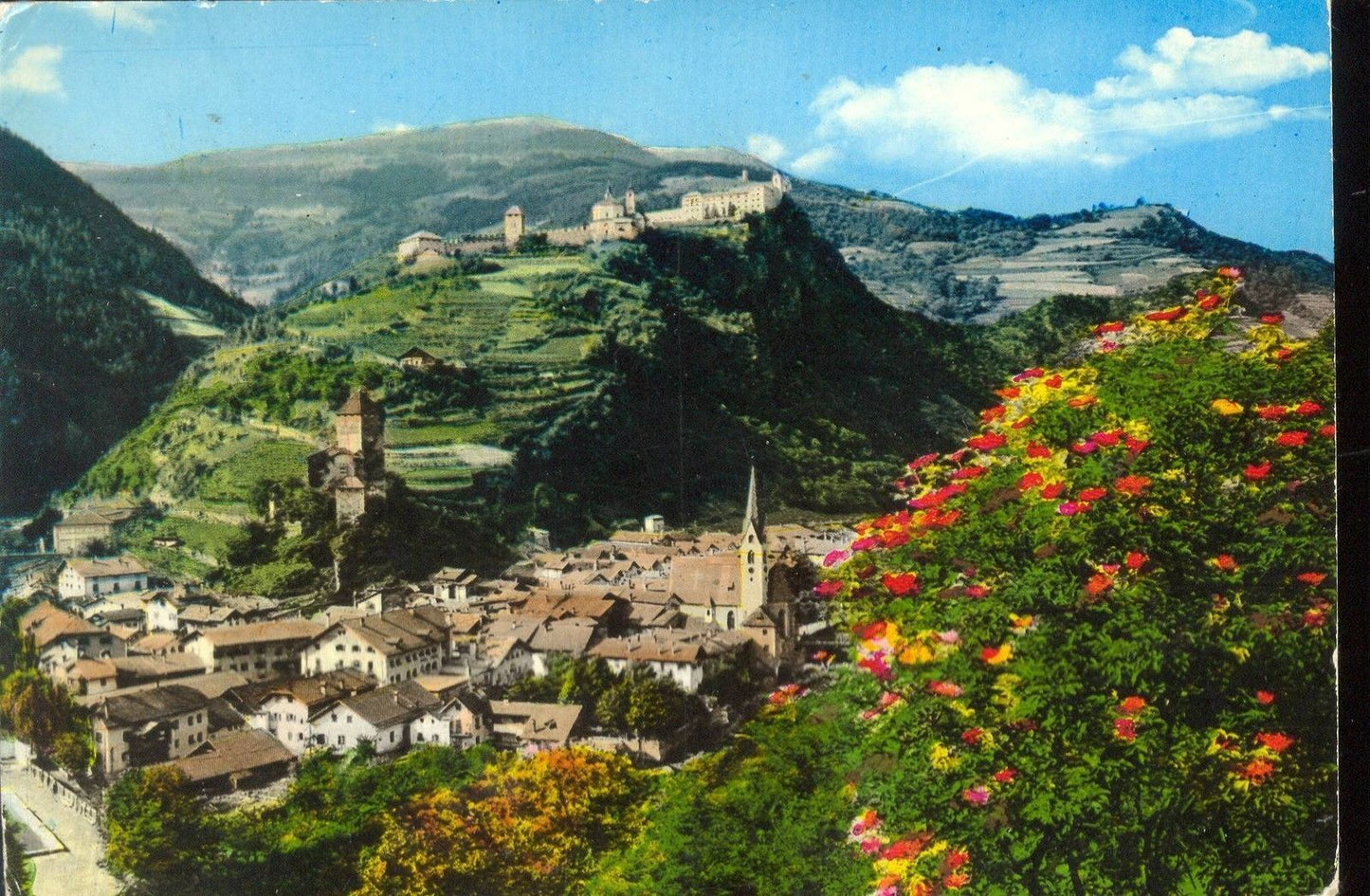 CHIUSA CON CASTELLO SABIONA - PANORAMA - V1963