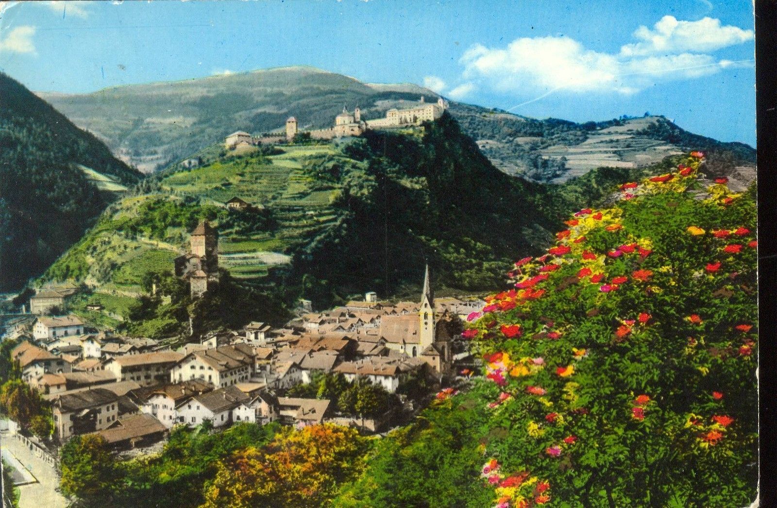 CHIUSA CON CASTELLO SABIONA - PANORAMA - V1963