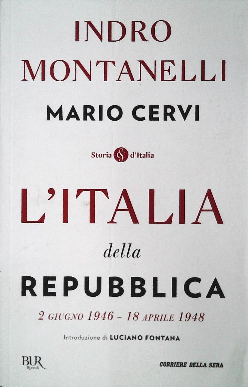 L'ITALIA DELLA REPUBBLICA - INDRO MONTANELLI - CDS 2018 - OUTLET DEL LIBRO