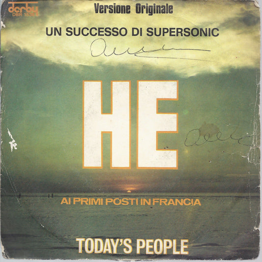 HE - I DIDN'T KNOW ## TODAY'S PEOPLE