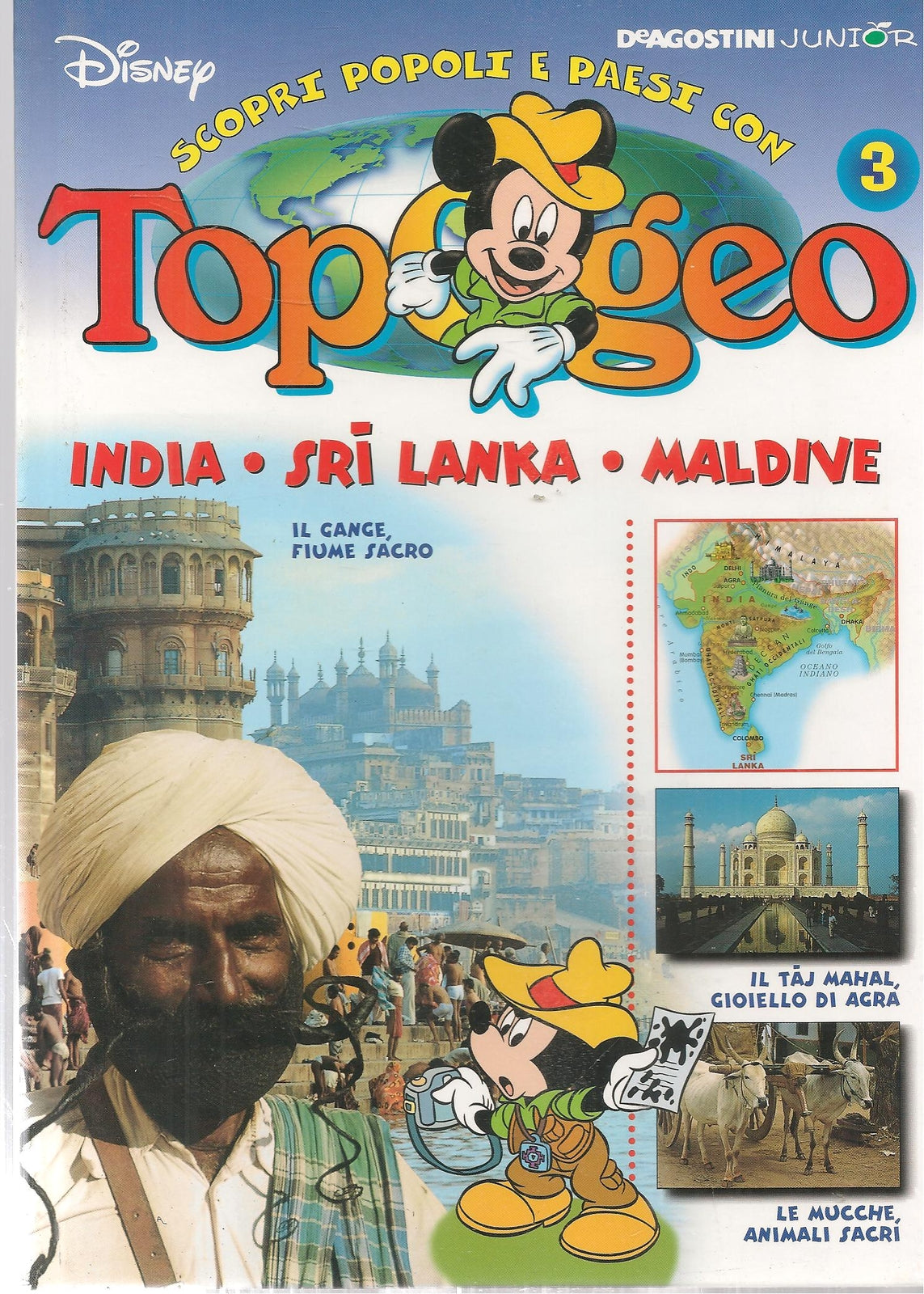 TOPOGEO N. 3 - INDIA - SRI LANKA - MALDIVE