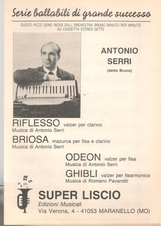 ANTONIO SERRI - QUATTRO BRANI - SPARTITO-SHEET MUSIC