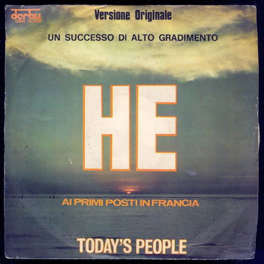 HE - I DIDN'T KNOW # TODAY'S PEOPLE