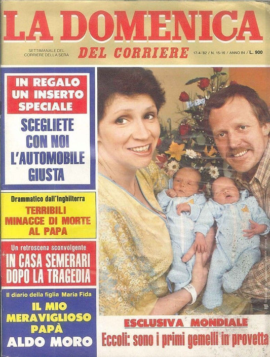 DOMENICA DEL CORRIERE  N 15/16 - 17 APRILE 1982