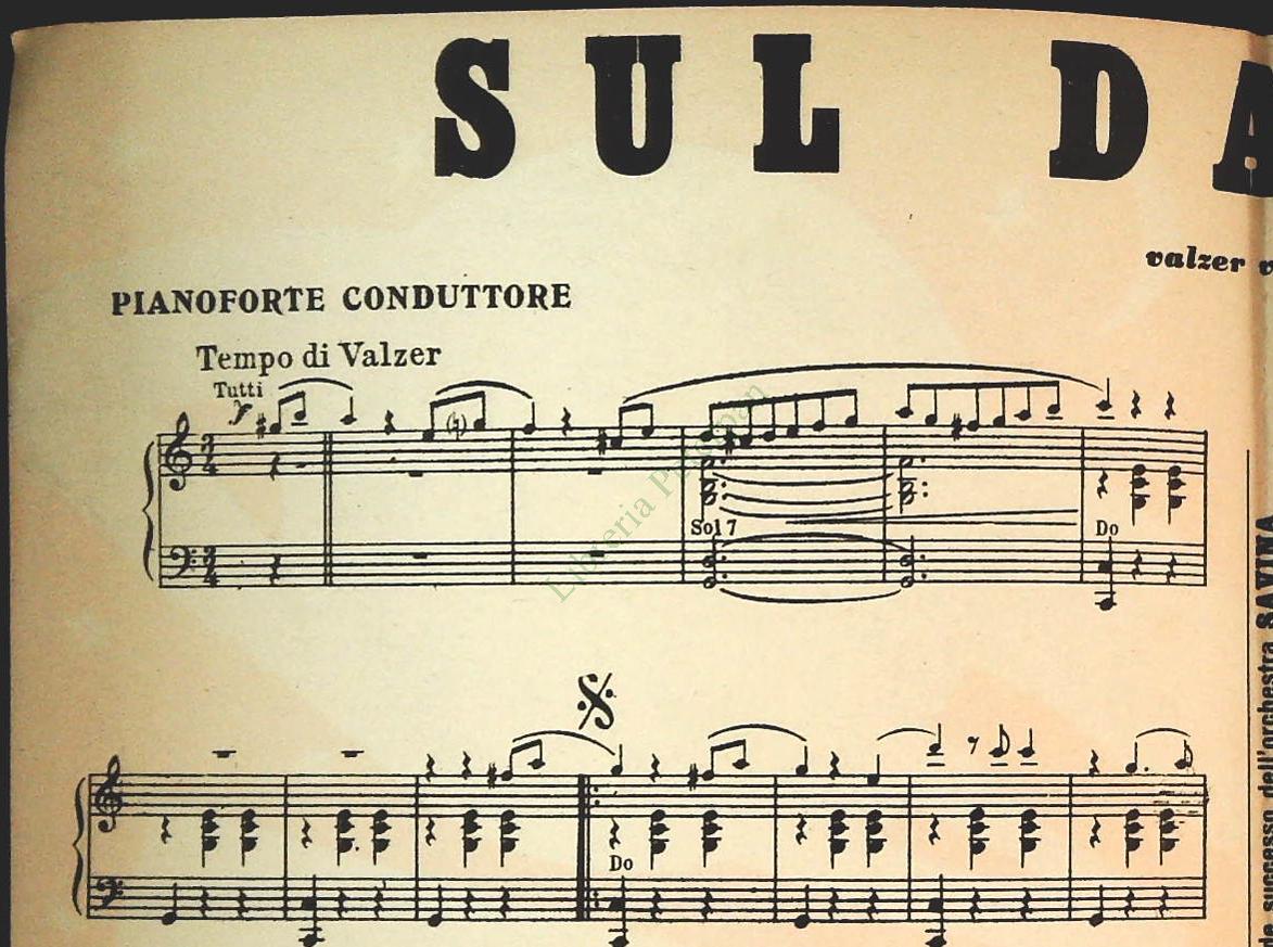 SUL DANUBIO-valzer viennese - GAIA VIENNA.vaklzer viennese -SPARTITO-SHEET MUSIC