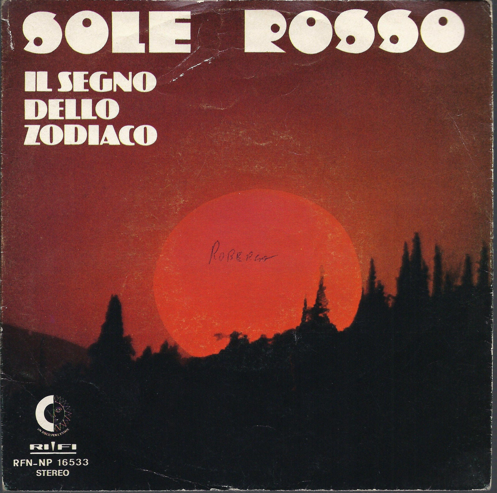 SOLE ROSSO - CUORE ARIDO - IL SEGNO DELLO ZODIACO