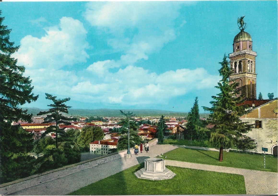 UDINE - PANORAMA DAL CASTELLO - ACQUARELLATA - NV