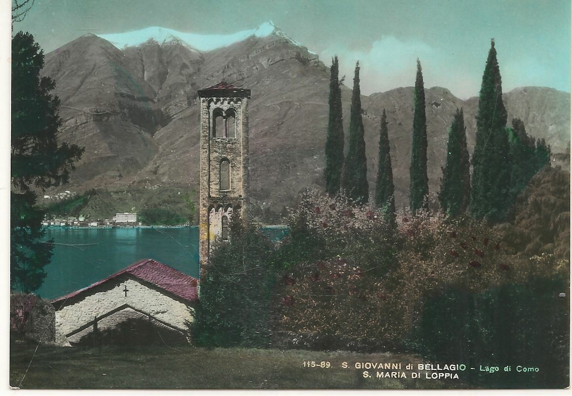 S. GIOVANNI DI BELLAGIO - S. MARIA DI LOPPIA - ACQUARELLATA - V