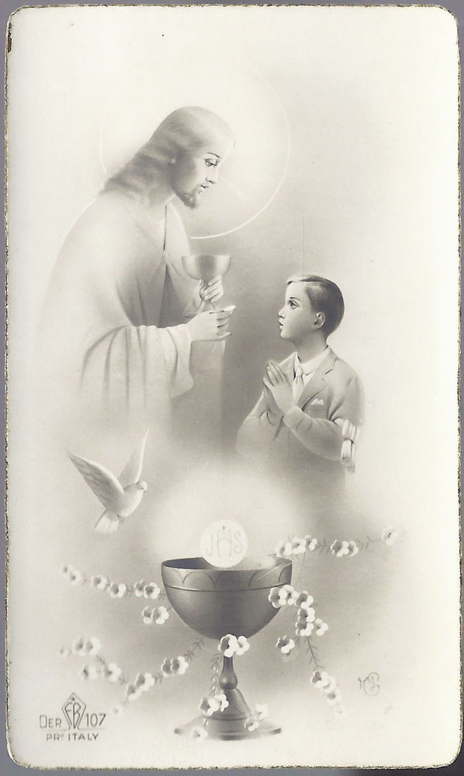 SANTINO - GESU' - PRIMA COMUNIONE - senza data - AS011-