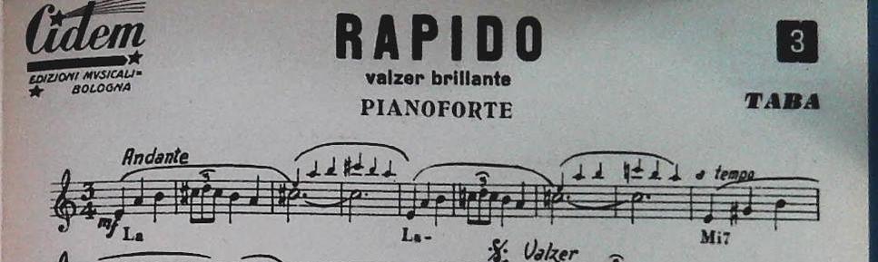 SERIE CAMPAGNOLA - 4 BRANI - SPARTITO-SHEET MUSIC