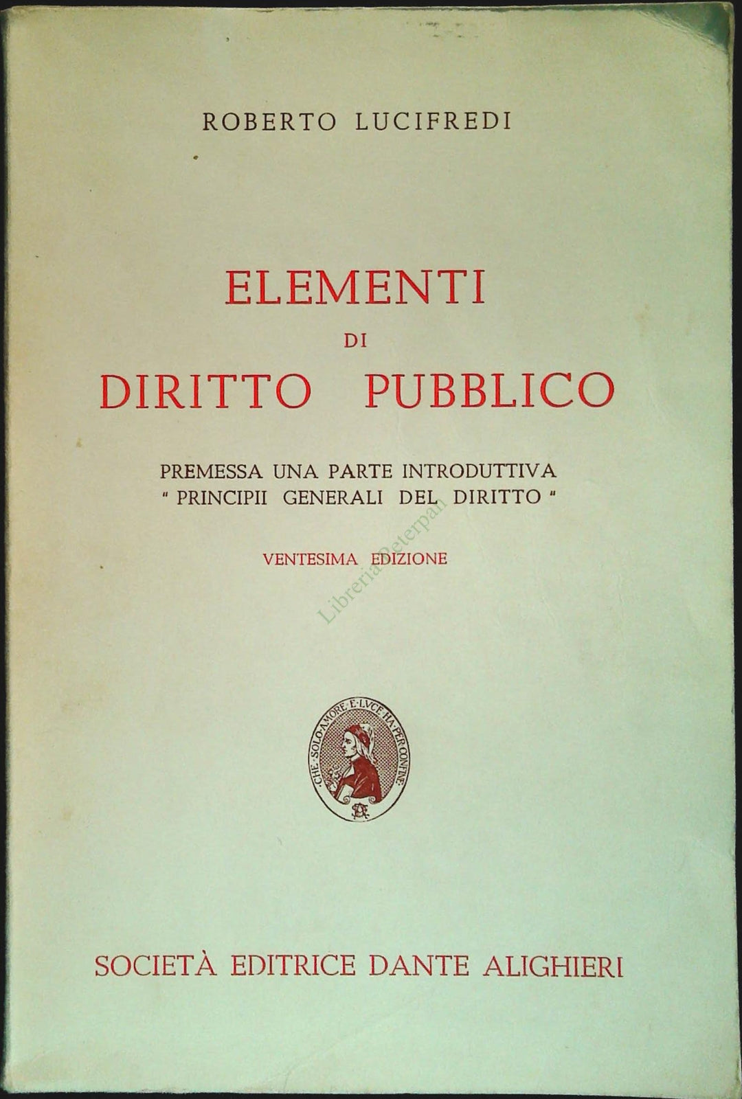 ELEMENTI DI DIRITTO PUBBLICO - ROBERTO LUCIFREDI