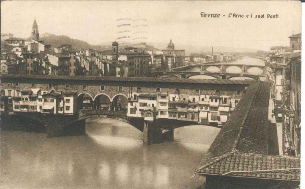 FIRENZE - L'ARNO E I SUOI PONTI - 1930