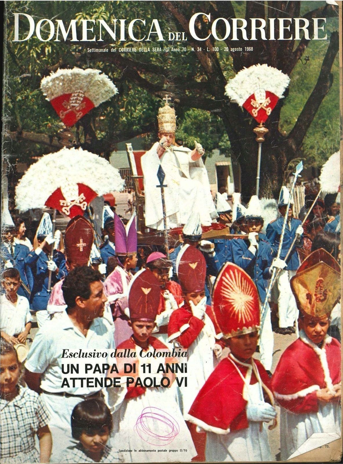DOMENICA DEL CORRIERE N 34 -20 AGOSTO 1968