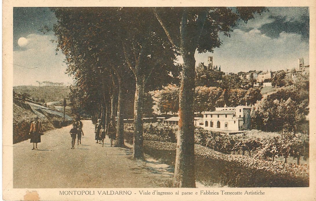 MONTOPOLI VALDARNO - D'INGRESSO E FABBRICA TERACOTTE - NV