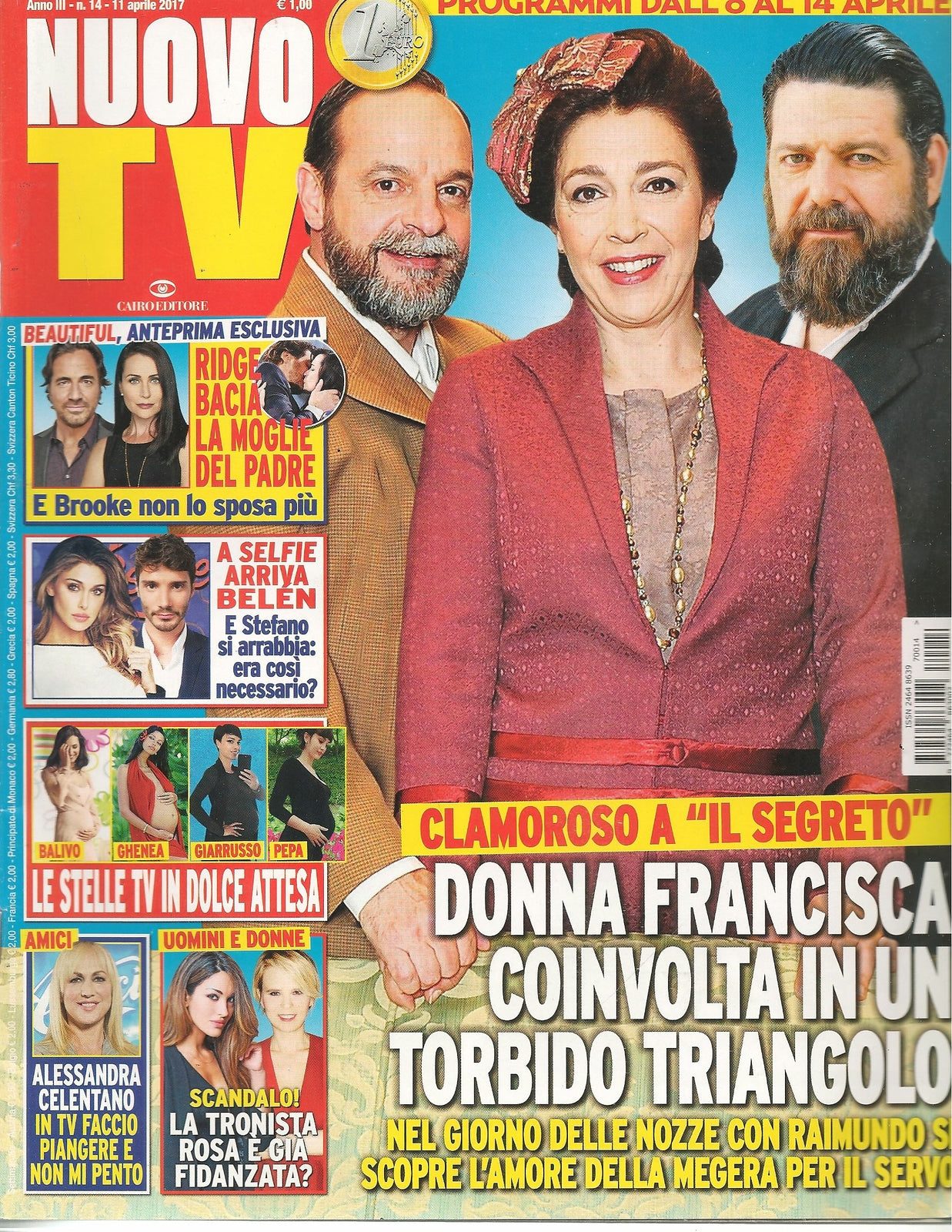 NUOVO TV N. 14 - 11 APRILE 2017    BEATUFUL BELEN ALESSANDRA CELENTANO