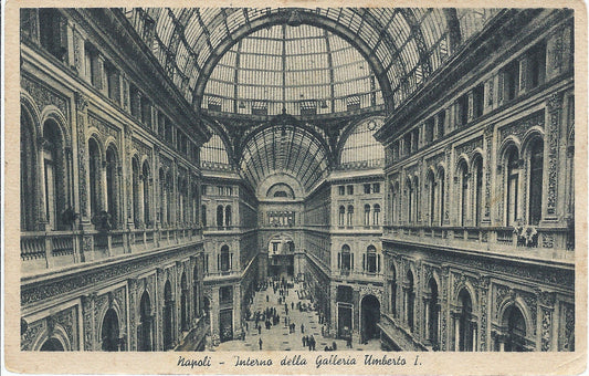 NAPOLI - INTERNO DELLA GALLERIA UMBERTO I - NV