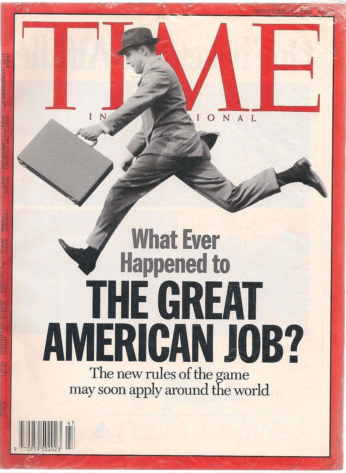 TIME INTERNATIONAL N 47 - 22 NOVEMBER 1993