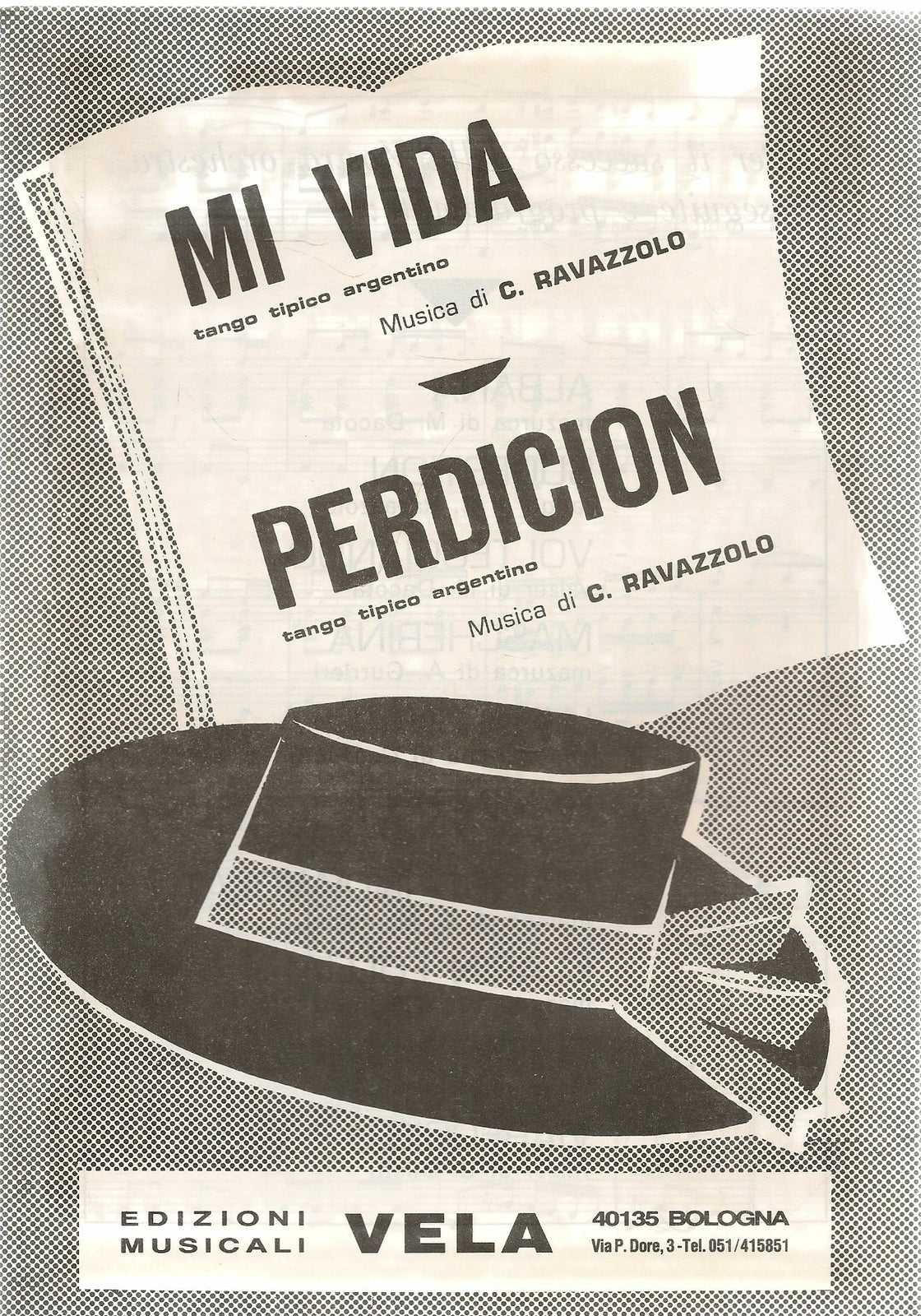 MI VIDA - PERDICION  - SPARTITO-SHEET MUSIC