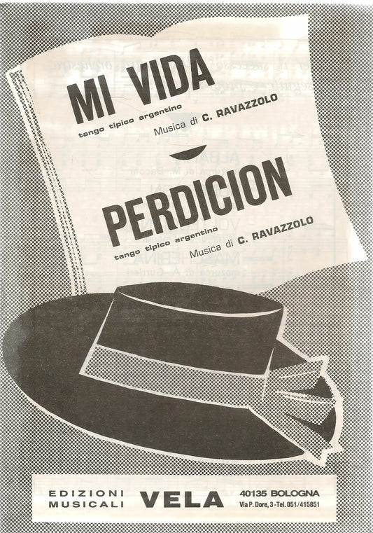MI VIDA - PERDICION  - SPARTITO-SHEET MUSIC