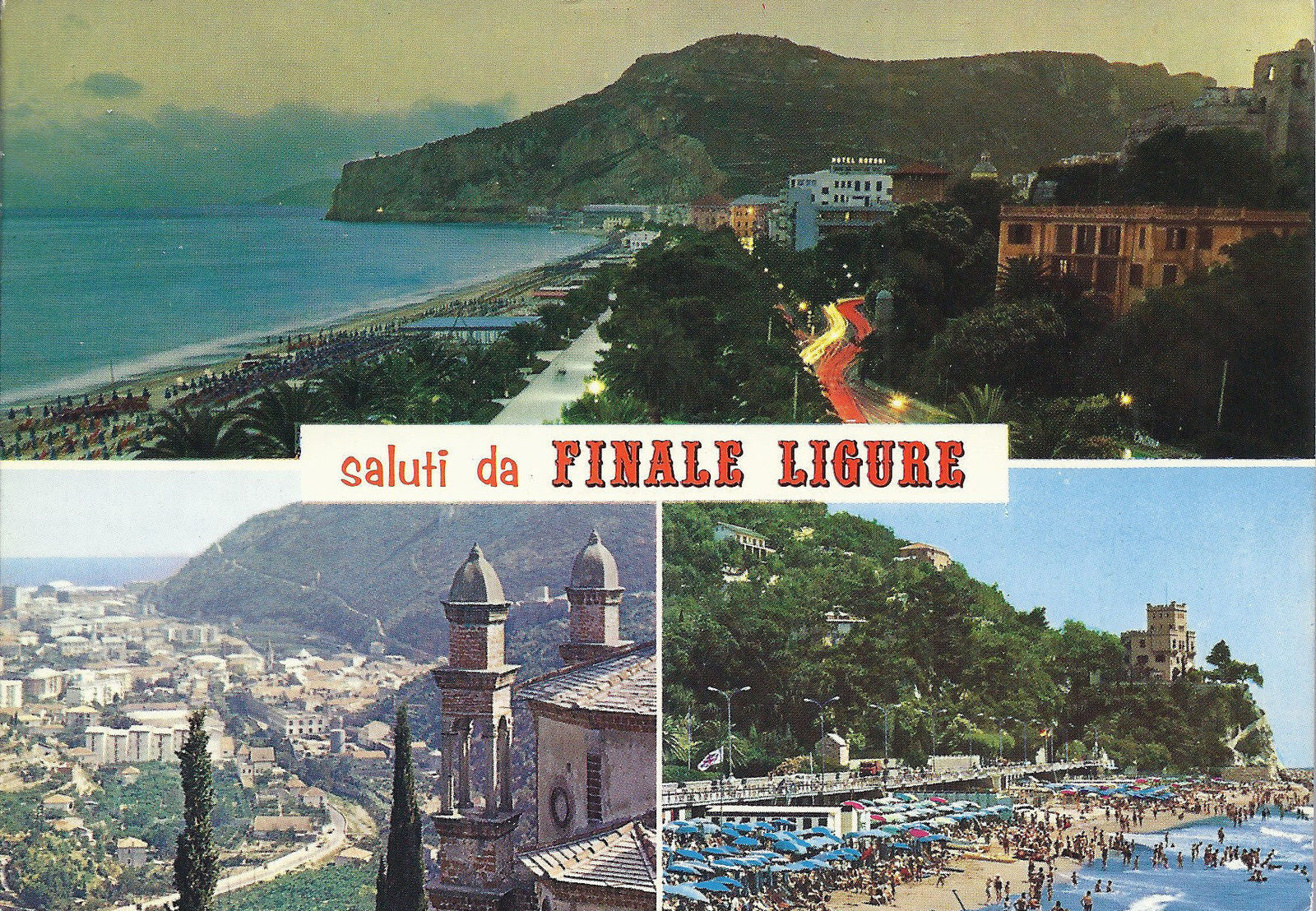 FINALE LIGURE - SALUTI - 3 VEDUTE - V 1974 - FG
