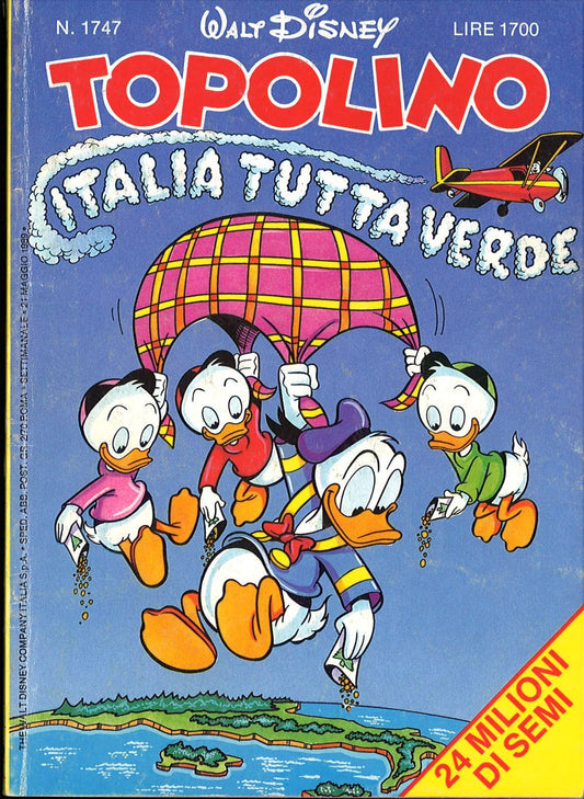 TOPOLINO N. 1747 - 21 MAGGIO1989