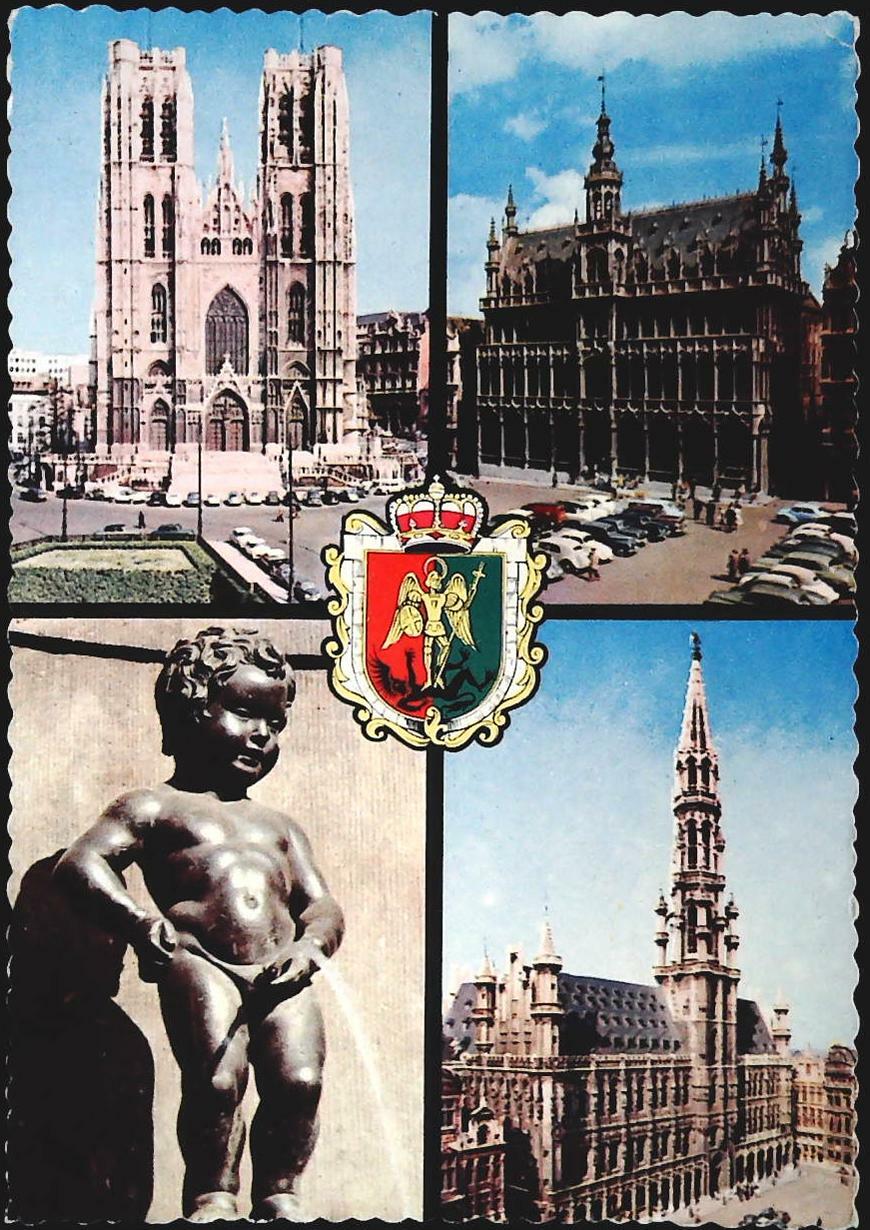BRUXELLES - QUATTRO VEDUTE - V1972