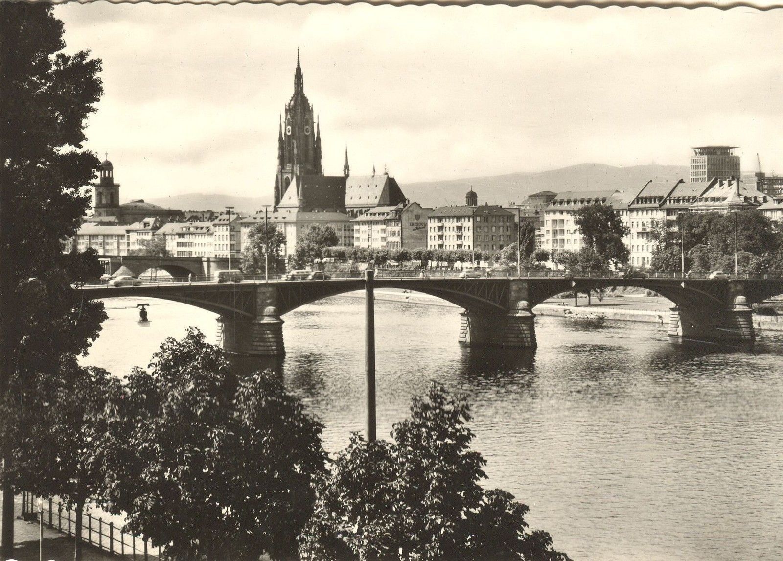 FRANCOFORTE S.M./FRANKFURT A.M. - PANORAMA MIT DOM UND OBERM