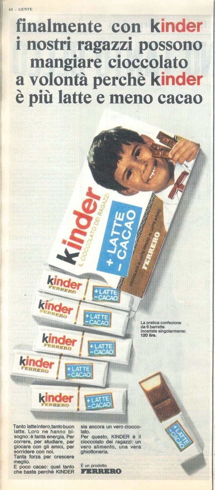 KINDER - ALIMENTARI - ADVERSITING