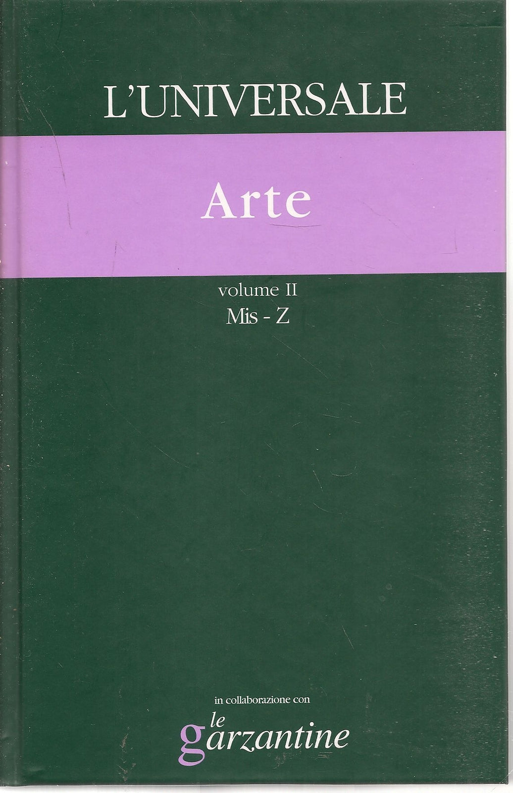 L'UNIVERSALE GRANDE ENCICLOPEDIA TEMATICA - VOL. 9  - ARTE 2 Mis-Z