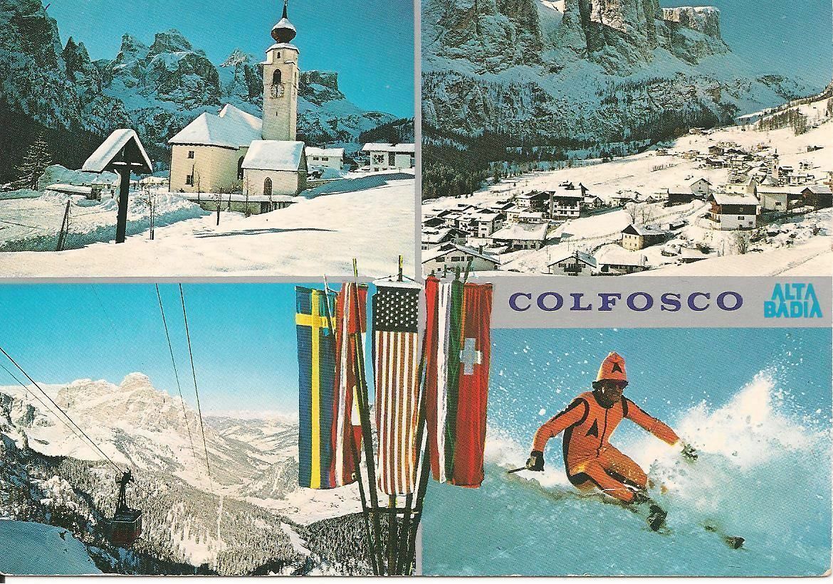 COLFOSCO - 4 VEDUTE - V1984