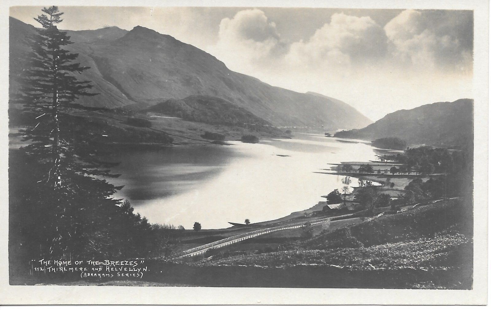 THIRLMERE AND HELVELLYN - " THE HOME OF THE BREEZES &qu
