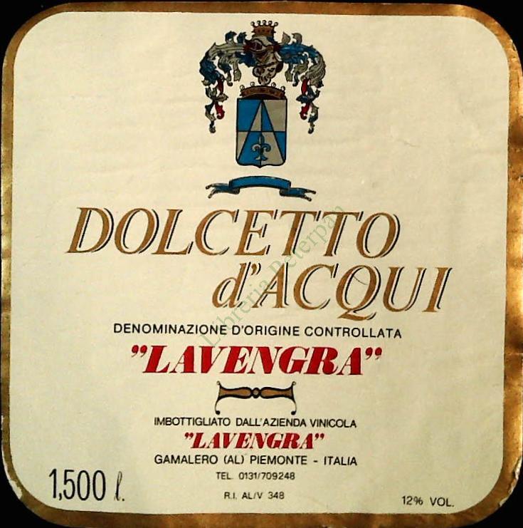 DOLCETTO D'ACQUI LAVENGRA - ETICHETTA VINO