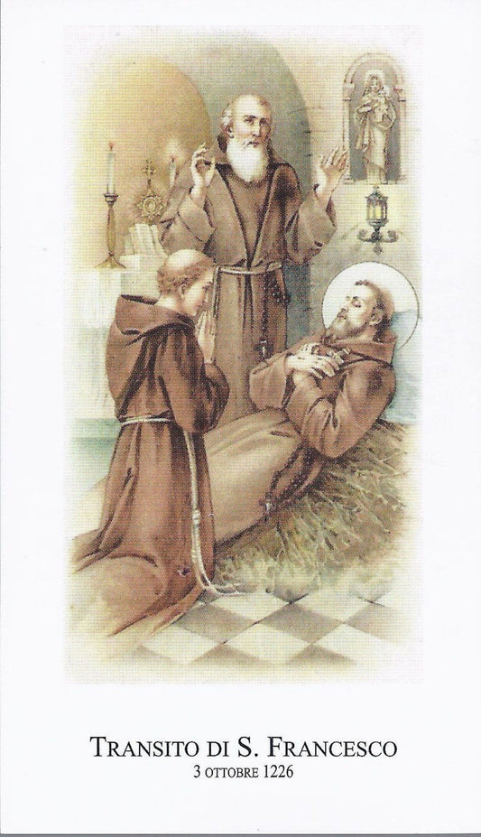S. FRANCESCO - TRANSITO  3 ottobre 1226 - SANTINO - AS014-32