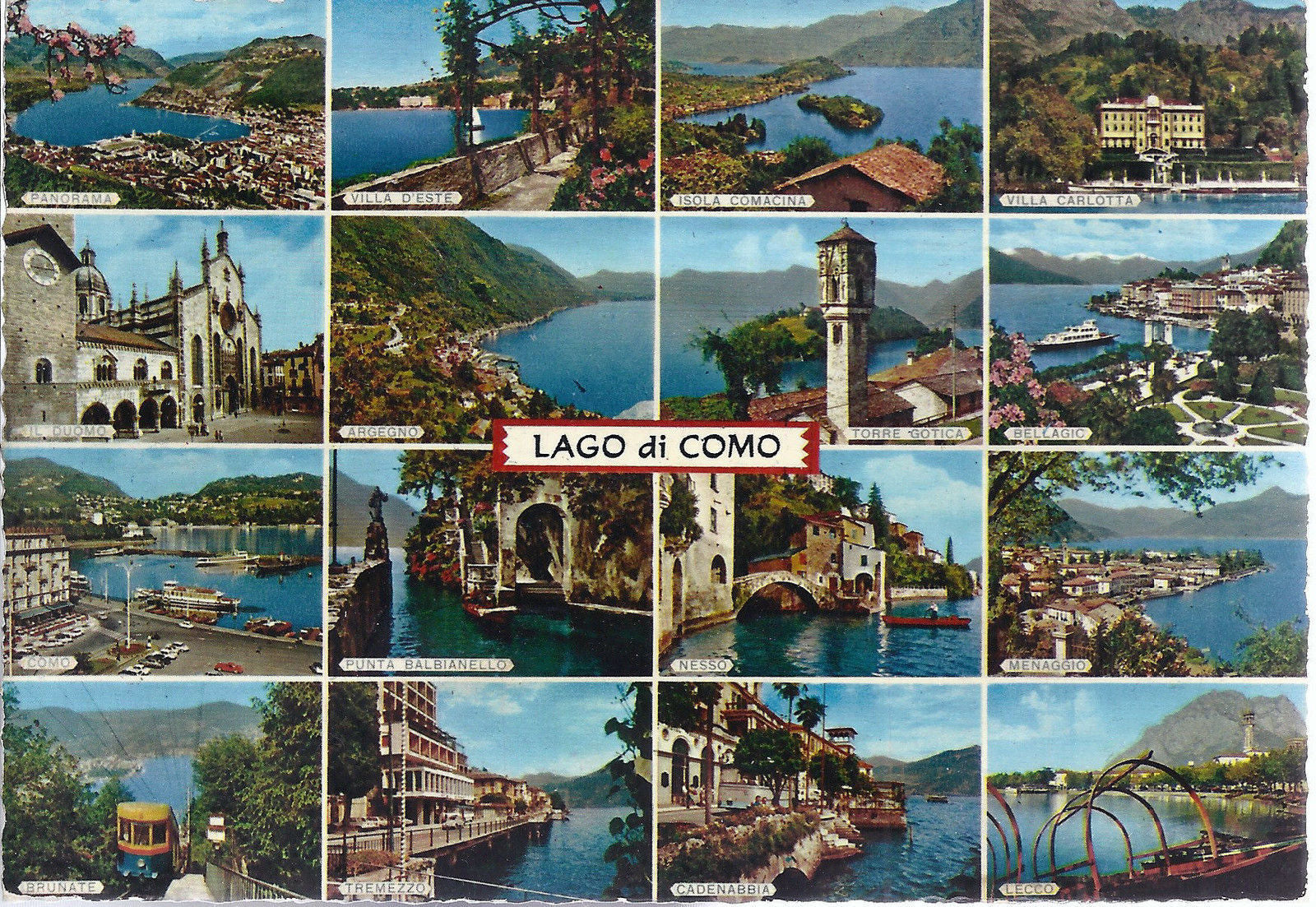 LAGO DI COMO - 16 VEDUTINE - NV - FG