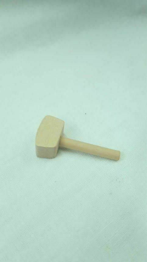 MARTELLO-MAGLIO IN LEGNO CON COPERCHIO PER FIGURE 8 - 10 - 12 CM