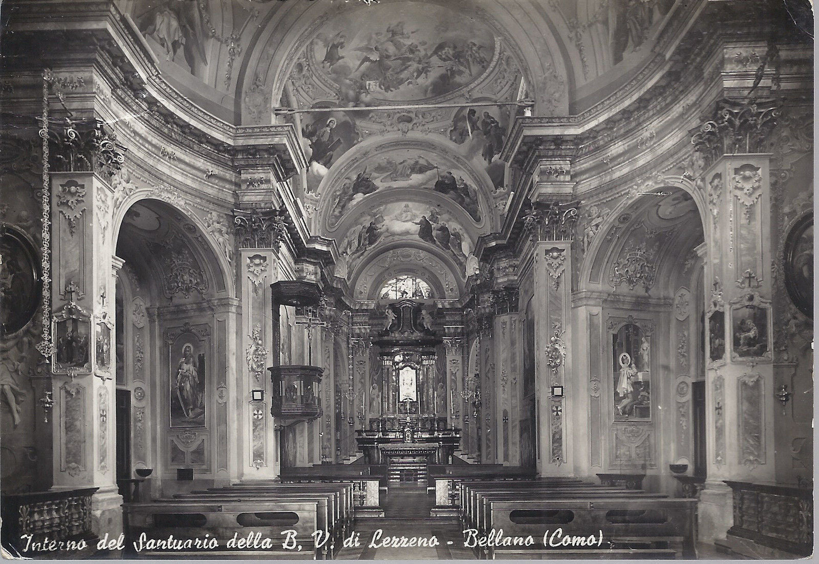BELLANO - INTERNO DEL SANTUARIO DELLA B. V. DI LEZZENO - V S
