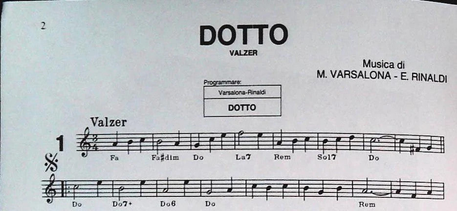 LISCIO IN PISTA - 6 BRANI - SPARTITO-SHEET MUSIC