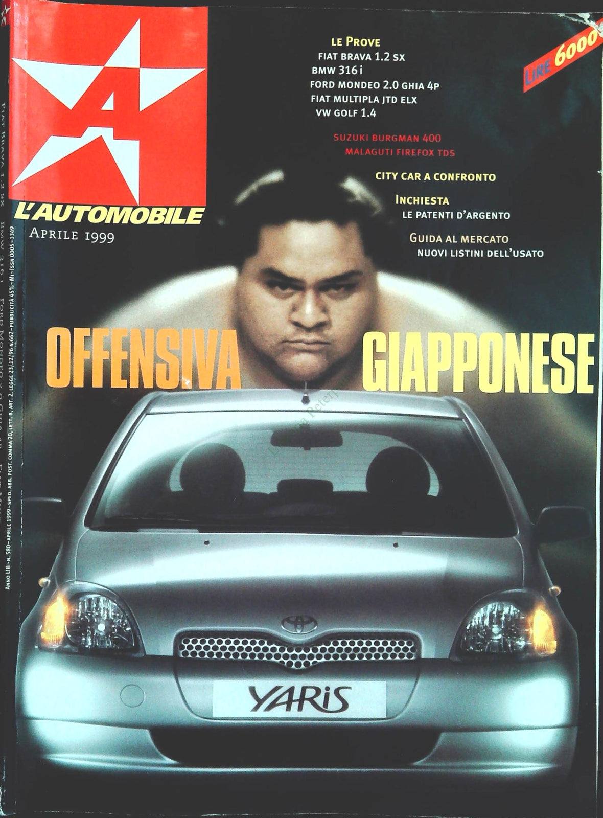 L'AUTOMOBILE APRILE 1999 - OFFENASIVA GIAPPONESE