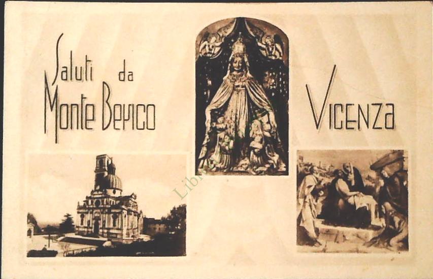 SALUTI DA MONTE BERICO - TRE VEDUTE - V1948