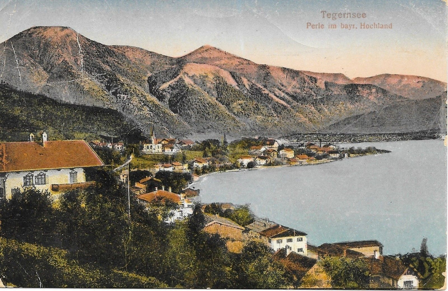 TEGERNSEE - PANORAMA - DISEGNATA - V