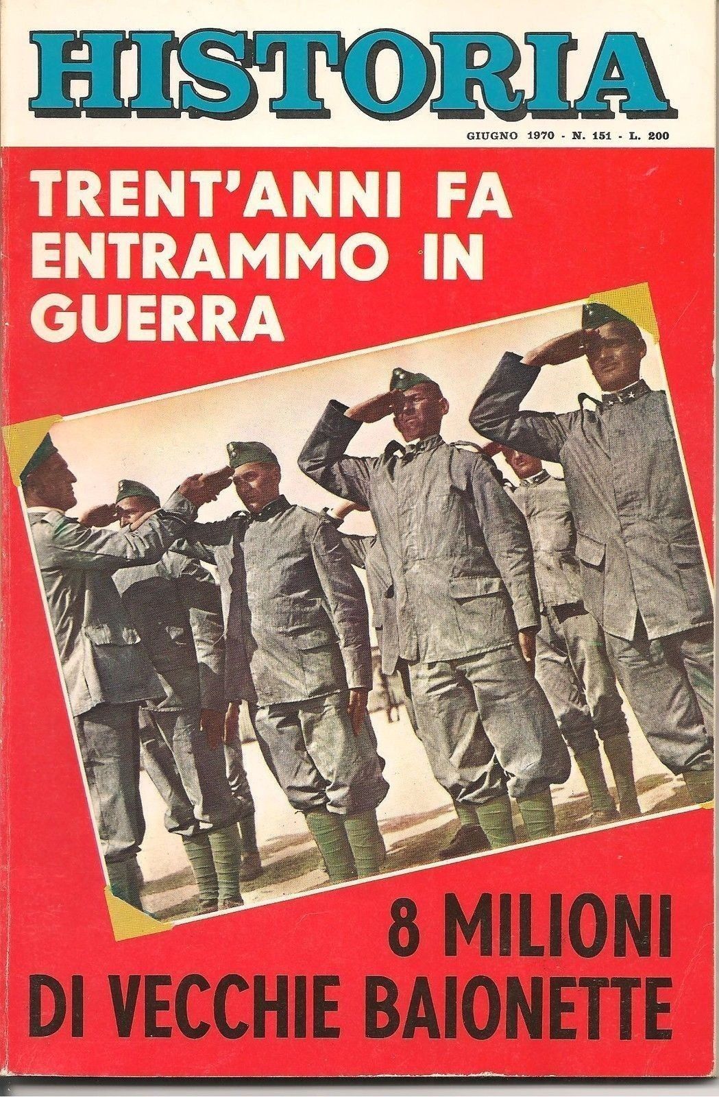 HISTORIA N 151 - GIUGNO 1970