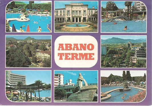 ABANO TERME - 8 VEDUTE - V1989
