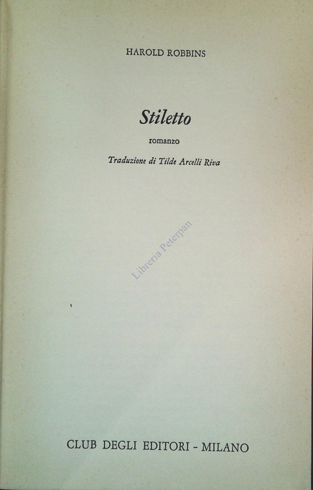 STILETTO - HAROLD ROBBINS - CDE 1976