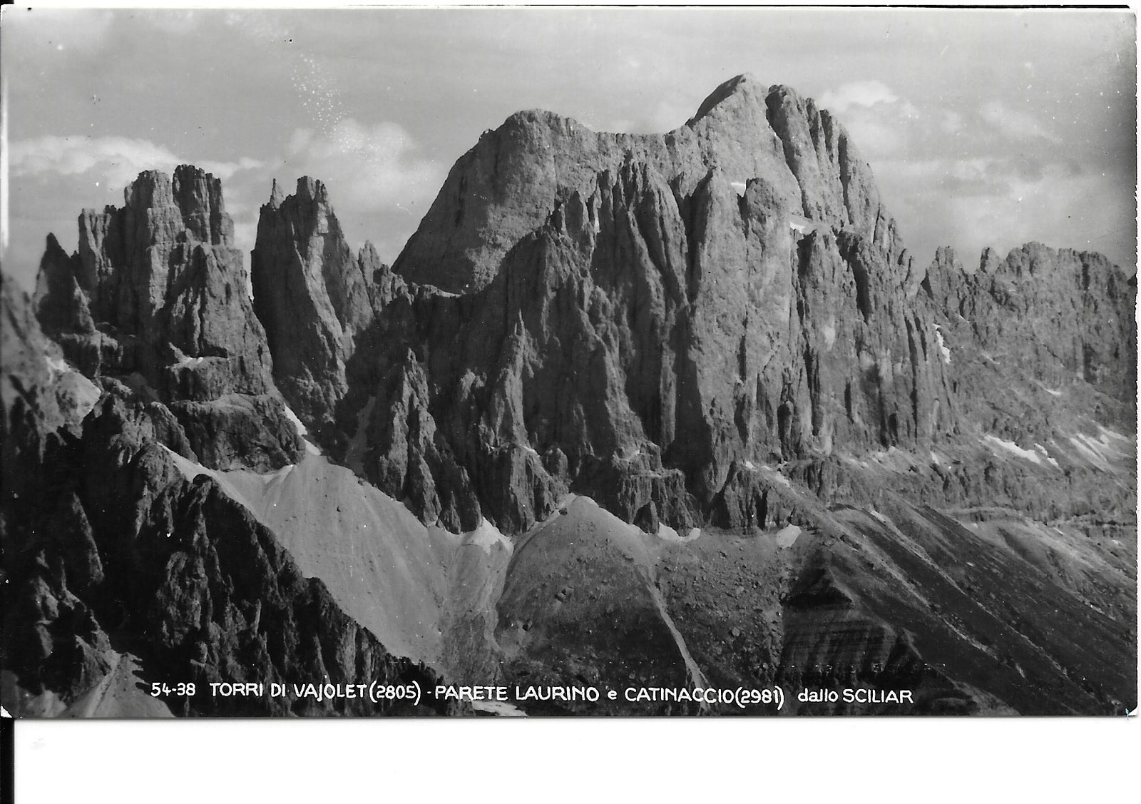 TORRI DEI VAJOLET - PARETE LAURINO E CATINACCIO - NV