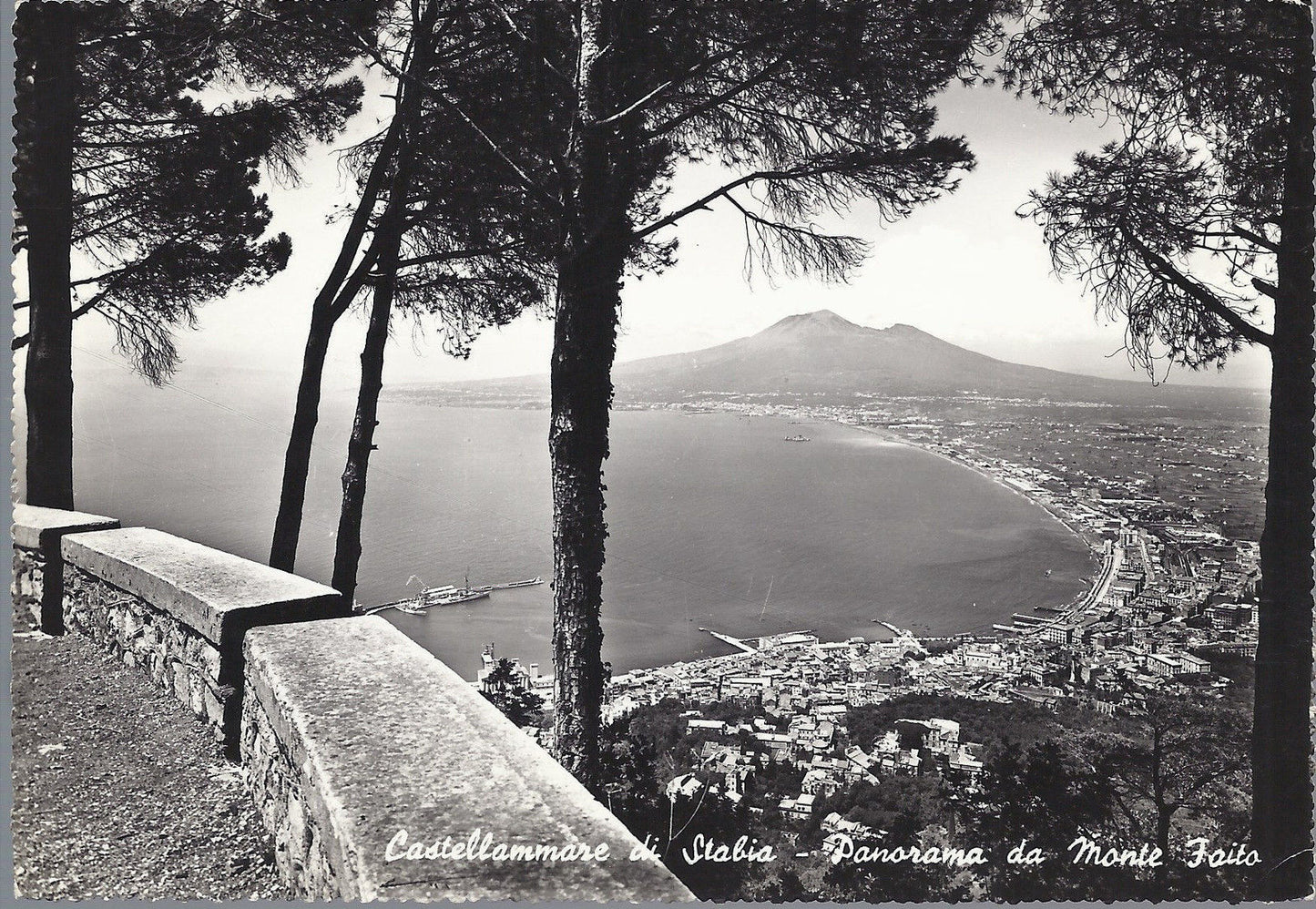 CASTELLAMMARE DI STABIA - PANORAMA DA MONTE FAITO - V1961