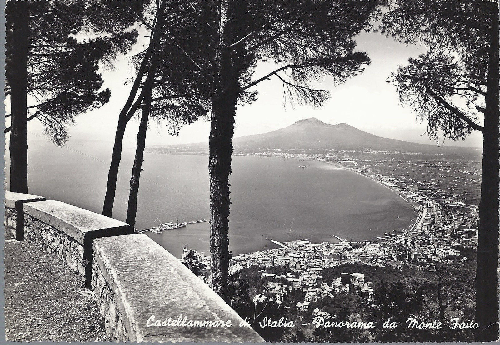 CASTELLAMMARE DI STABIA - PANORAMA DA MONTE FAITO - V1961