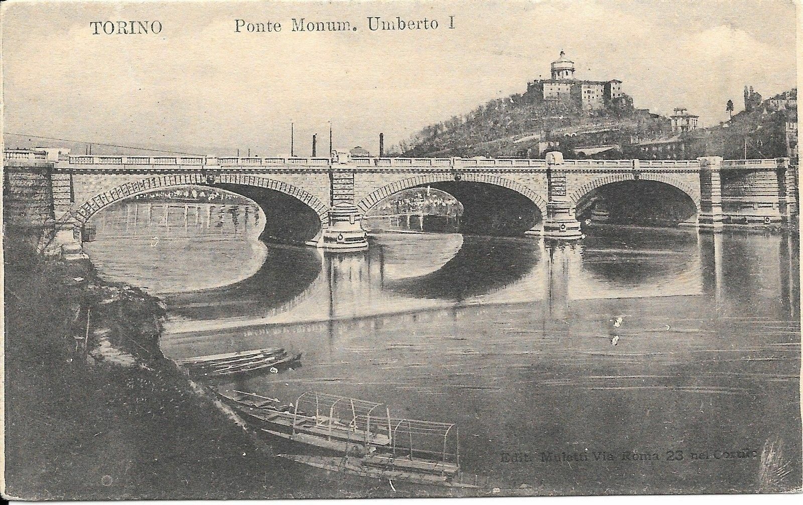 TORINO -  PONTE UMBERTO I - NV - DORSO UNITO
